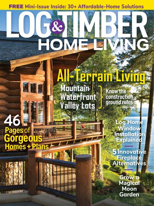 Cover image for Log and Timber Home Living